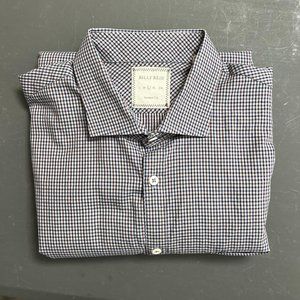 Billy Reid Red/blue/White Checkered Shirt - Size L/XL